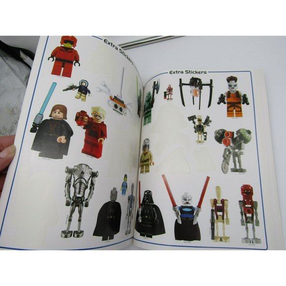 LEGO Star Wars Minifigures Sticker Book Luke Skywalker Yoda Darth Vader - Picture 3 of 4